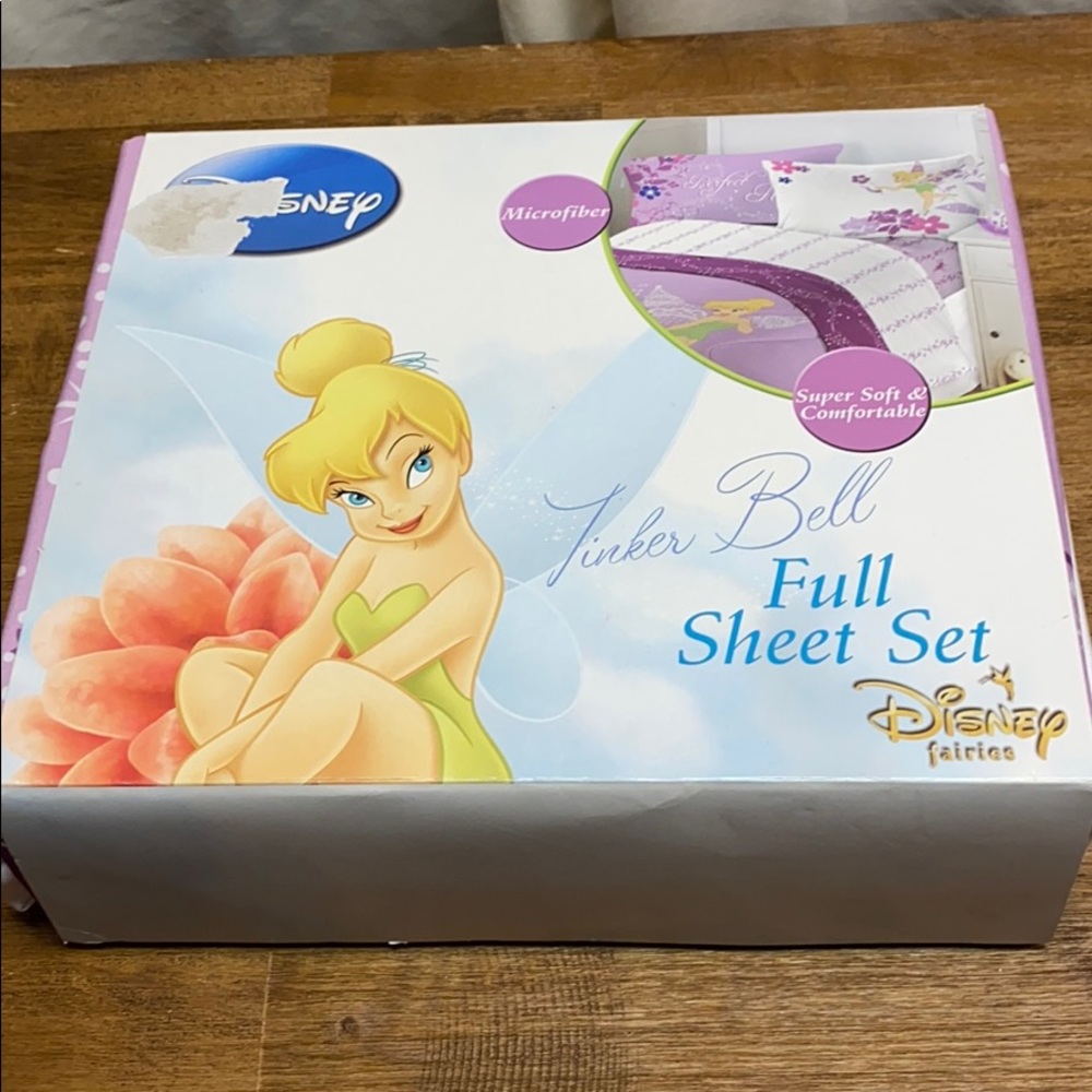New in package Tinker Bell full sheet set